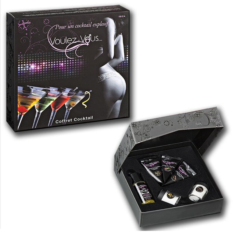 VOULEZ-VOUS CONJUNTO CAIXA DE COCKTAILS + PUNHOS