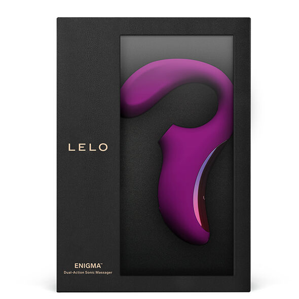 LELO ENIGMA DUAL ESTIMULAÇÃO SONIC MASSAGER DEEP ROSE
