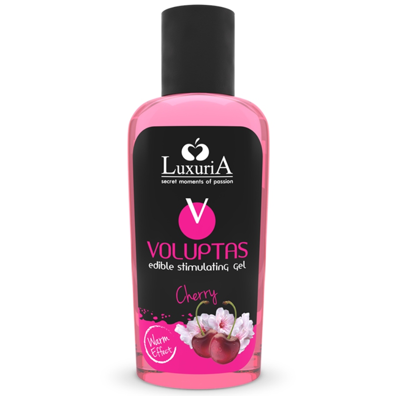 LUXURIA VOLUPTAS EFEITO DE AQUECIMENTO GEL ESTIMULANTE COMESTÍVEL – CEREJA 100 ML