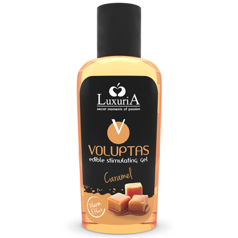 LUXURIA VOLUPTAS EFEITO DE AQUECIMENTO GEL ESTIMULANTE COMESTÍVEL – CARAMEL 100 ML