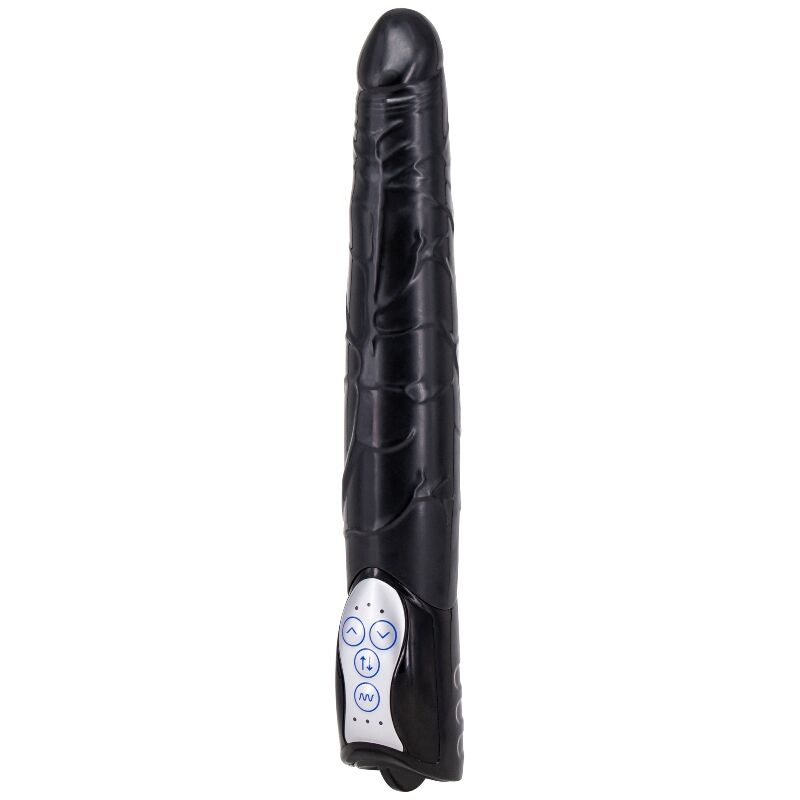 SEVENCREATIONS LONG JOHN REALISTIC VIBRATOR UP  DOWN BLACK