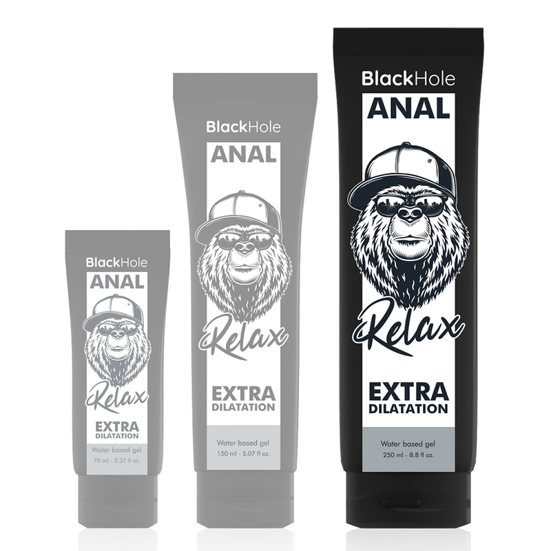 BLACK HOLE WATER BASED GEL EXTRA DILATATION 250 ML
