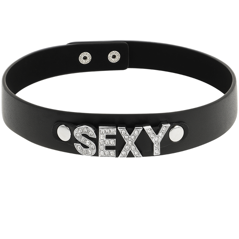 COQUETTE HAND CRAFTED CHOKER VEGAN LEATHER  – SEXY