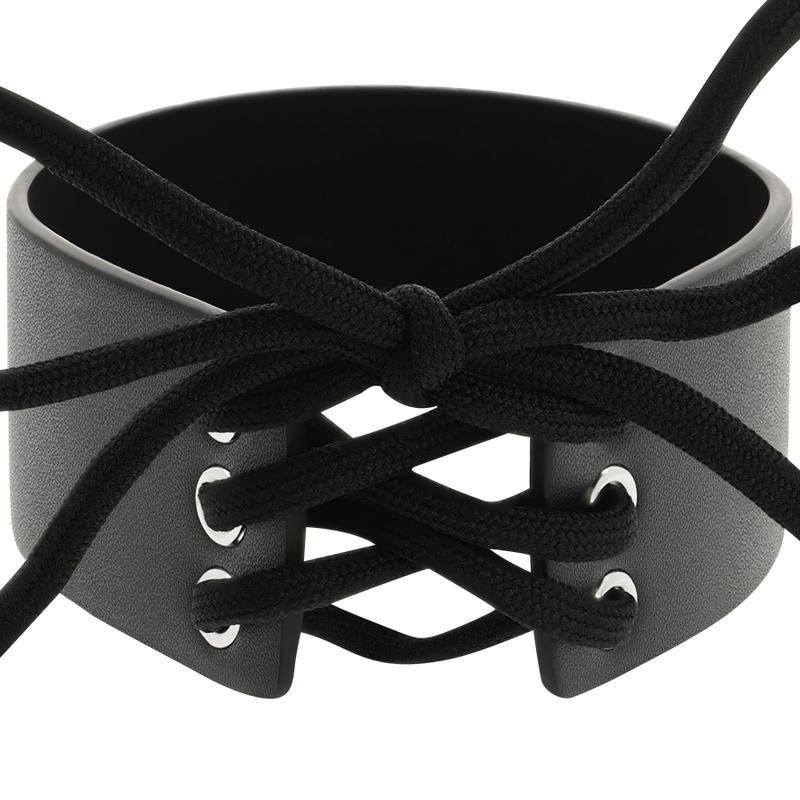 COQUETTE HAND CRAFTED CHOKER VEGAN LEATHER