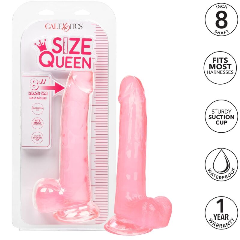 CALEX SIZE QUEEN DILDO – ROSA 20,3 CM