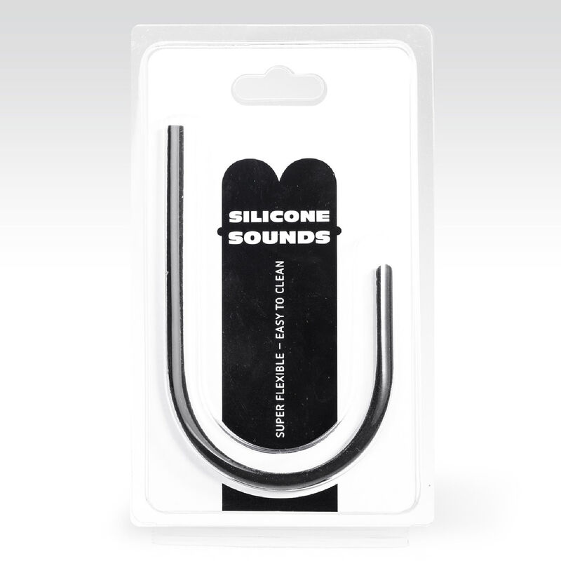 TODA SONDA DE SILICONE URETRAL PRETA 8MM