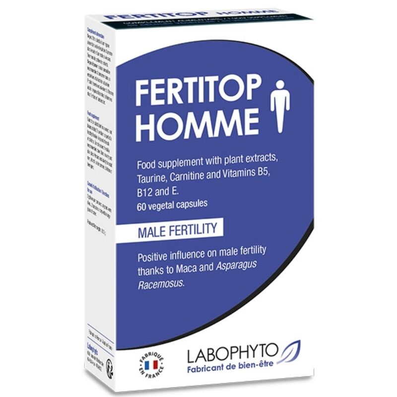 SUPLEMENTO ALIMENTAR PARA HOMENS DE FERTITOP FERTILIDADE MASCULINA 60 COMPRIMIDOS