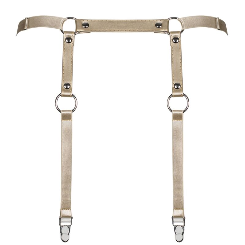 OBSESSIVO – A764 CORREIA DE COURO DOURADO S / M / L
