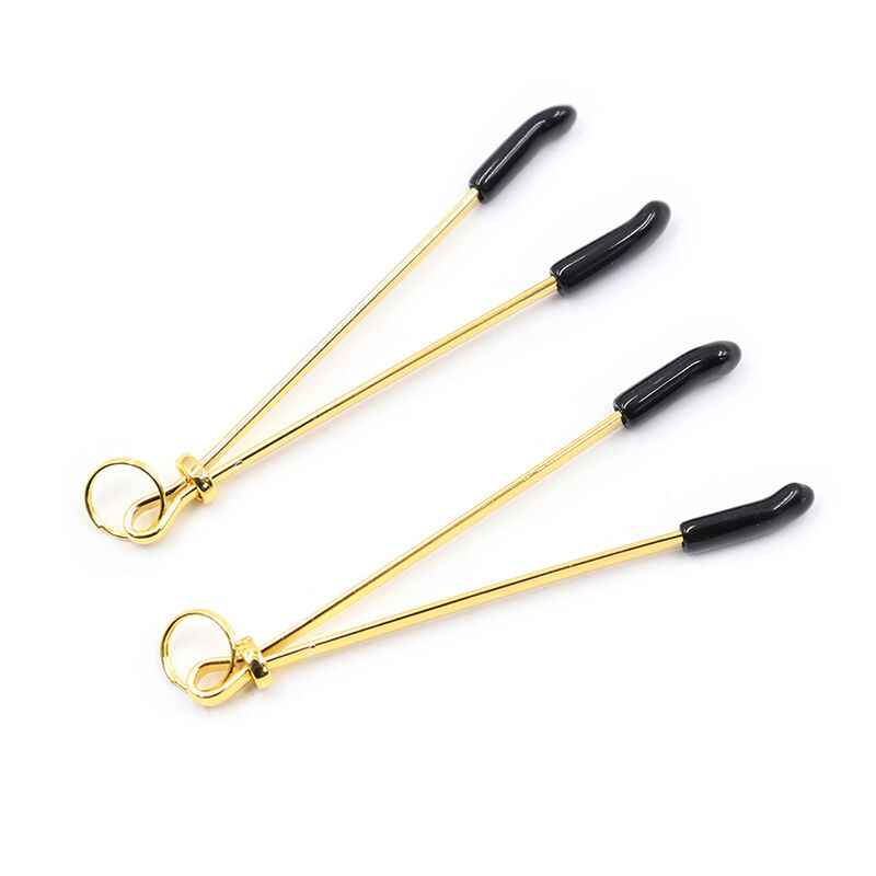OHMAMA FETISH GOLDEN BIPPLE CLAMPS
