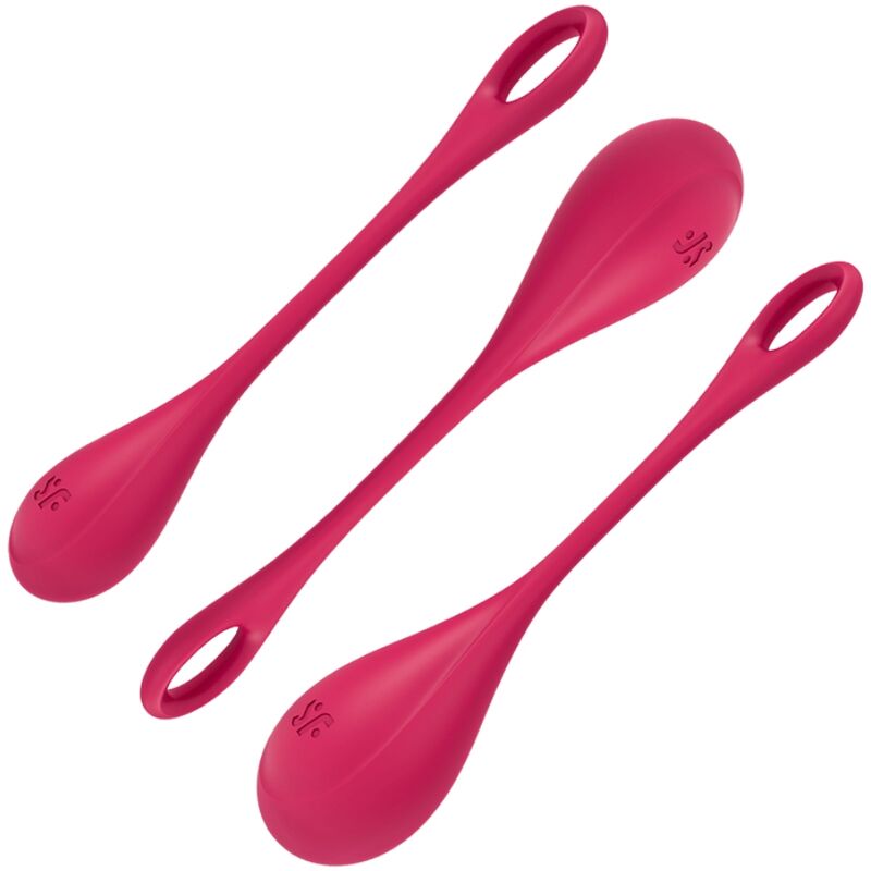 CONJUNTO DE TREINAMENTO SATISFYER YONI POWER 1 – VERMELHO