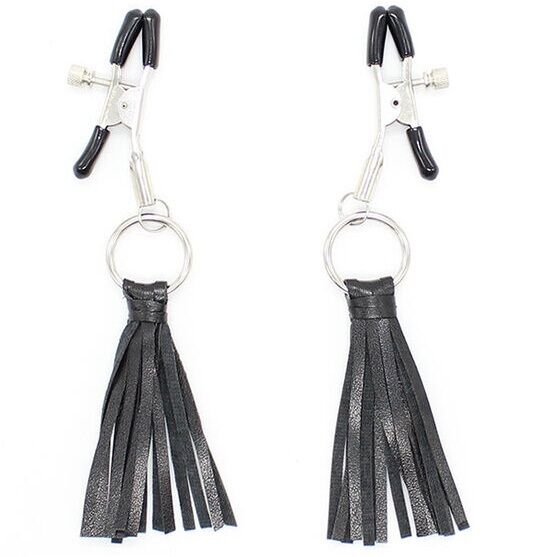 BICOS DE PINÇA OHMAMA FETISH PU TASSEL