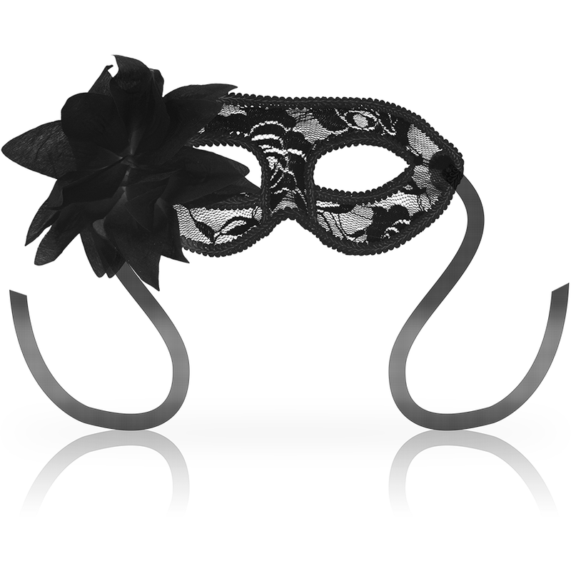 OHMAMA MASCARA RENDAS EYEMASK E FLOR – PRETO