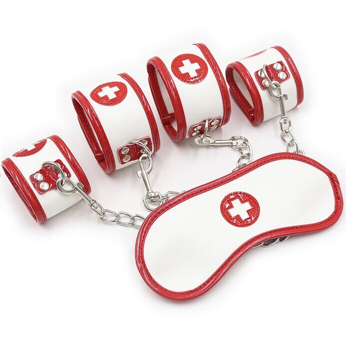 CONJUNTO DE 3 PEÇAS MINI ENFERMEIRA FETICHE OHMAMA