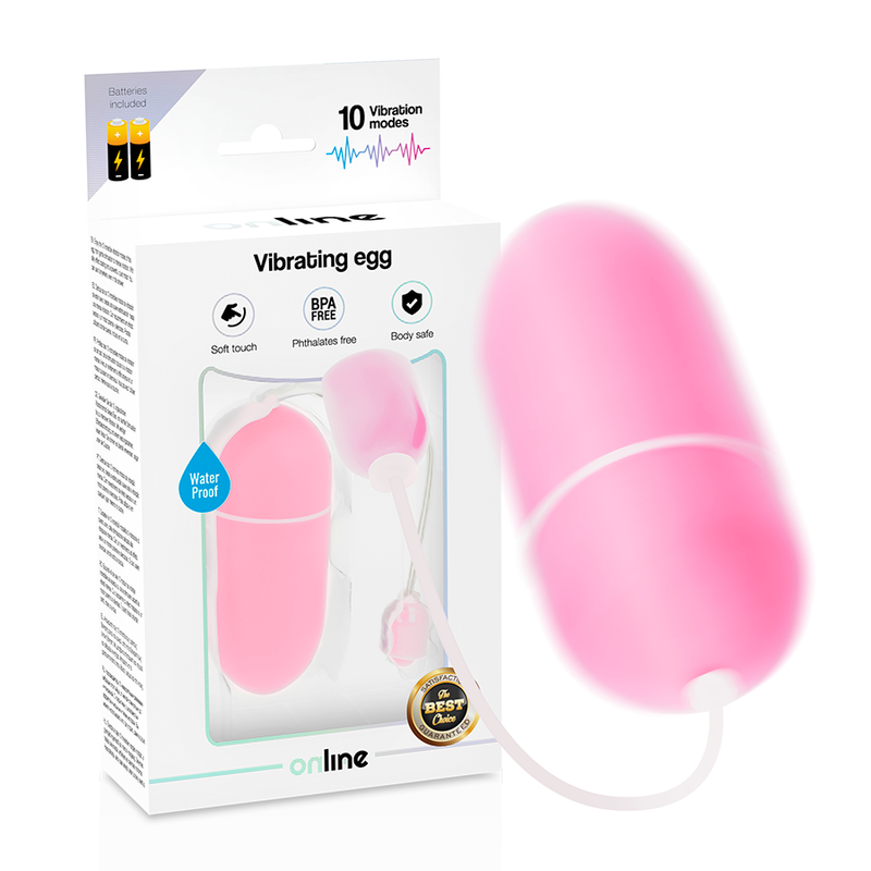 OVO VIBRANTE À PROVA DE ÁGUA ONLINE – ROSA