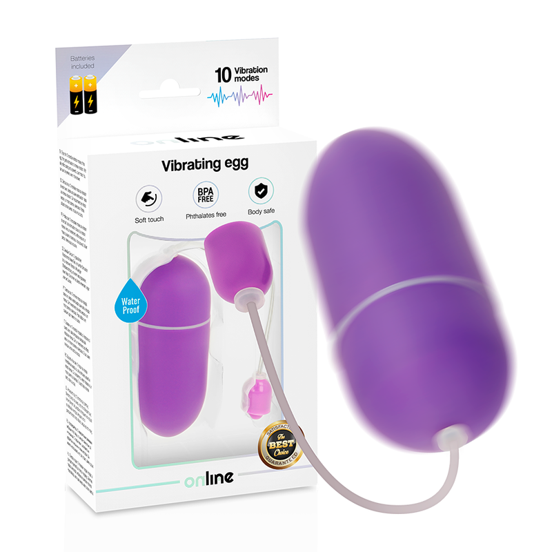 OVO VIBRANTE IMPERMEÁVEL ON-LINE – ROXO