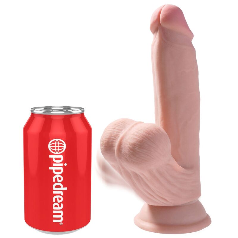 KING COCK PLUS 3D COCK Swing Balls 15,2 CM – PELE LEVE