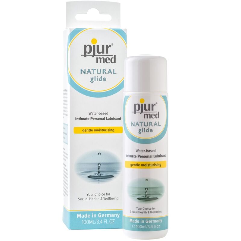 LUBRIFICANTE À BASE DE ÁGUA NATURAL PJUR MED 100 ML