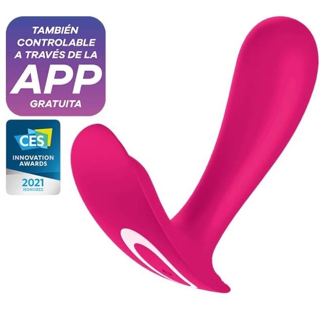 SATISFYER SUPER SECRETO VIBRADOR ROSA