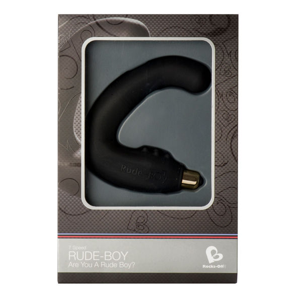 RUDE-BOY 7 VELOCIDADE VIBRANTE MASSAGER PRETO