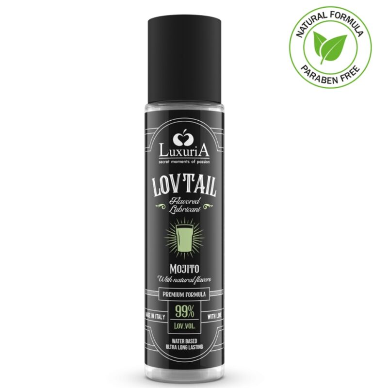 LUBRIFICANTE LOVTAIL À BASE DE ÁGUA LUXURIA – MOJITO 60 ML