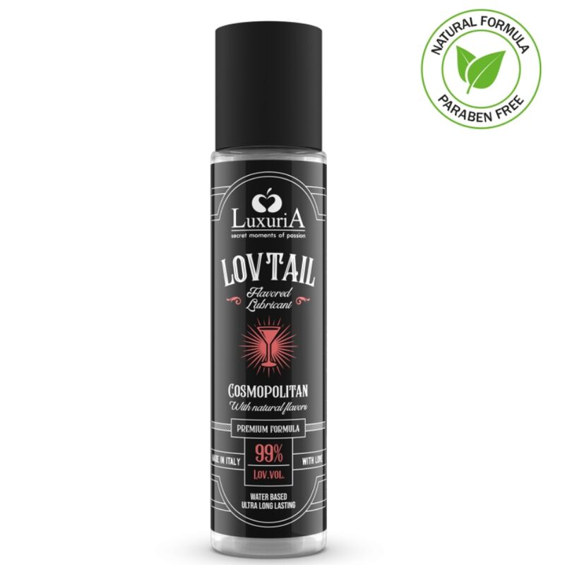 LUBRIFICANTE À BASE DE ÁGUA LUXURIA LOVTAIL – COSMOPOLITAN 60 ML