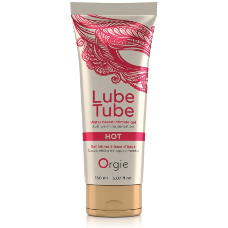 EFEITO DE AQUECIMENTO DE TUBO DE LUBRIFICANTE À BASE DE ÁGUA ORGIE 150 ML