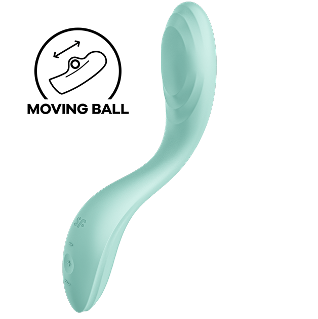 VIBRADOR DE PONTO G DE PRAZER RRROLLING SATISFYER – VERDE
