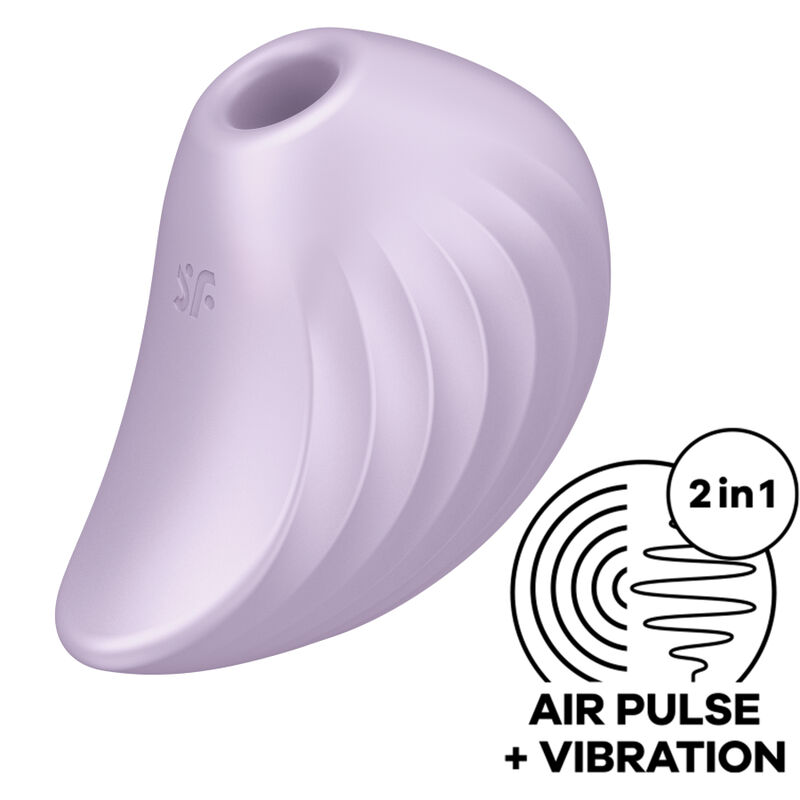ESTIMULADOR E VIBRADOR SATISFYER PEARL DIVER – VIOLETA