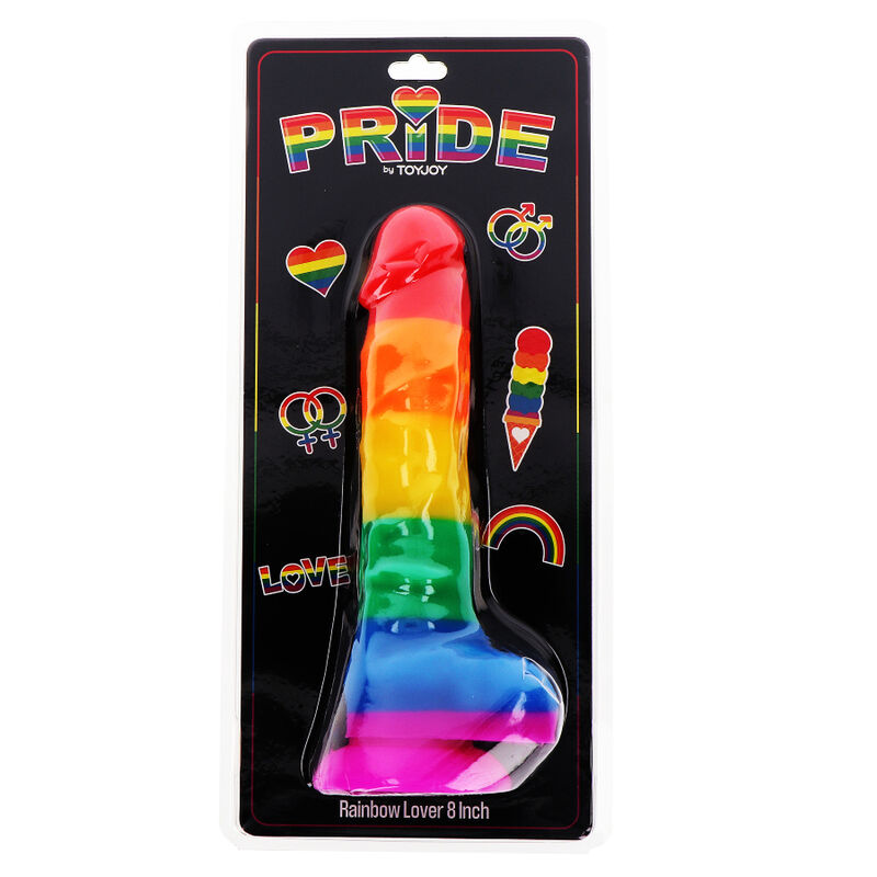 ORGULHO – BANDEIRA LGBT DILDO 16 CM