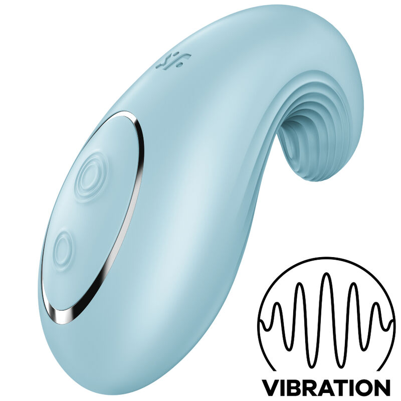 VIBRADOR DE LAY-ON SATISFYER DIPPING DELIGHT – AZUL