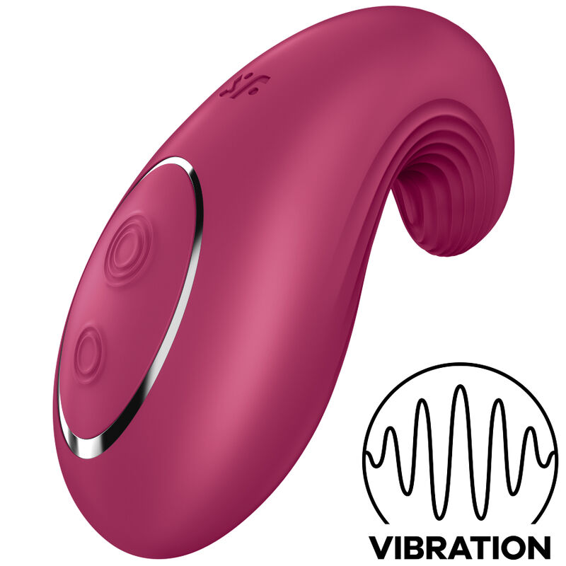 VIBRADOR DE LAY-ON VERMELHO SATISFYER DIPPING DELIGHT