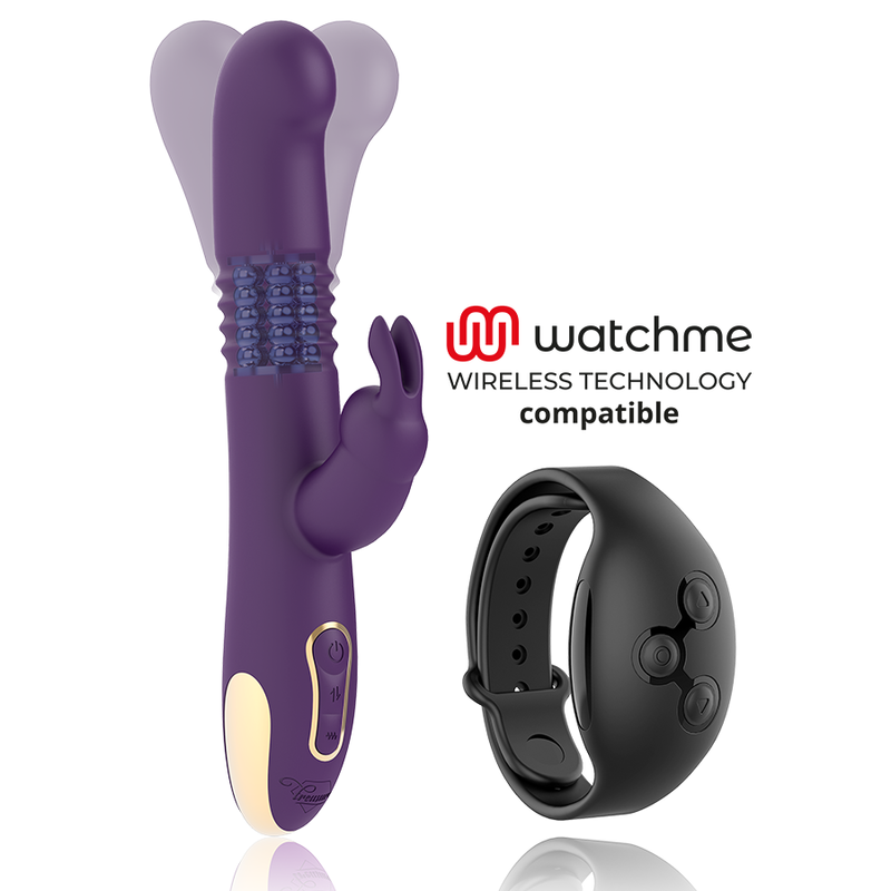 TREASURE BASTIAN RABBIT UP  DOWN, ROTATOR  VIBRATOR WATCHME WIRELESS TECHNOLOGY COMPATÍVEL