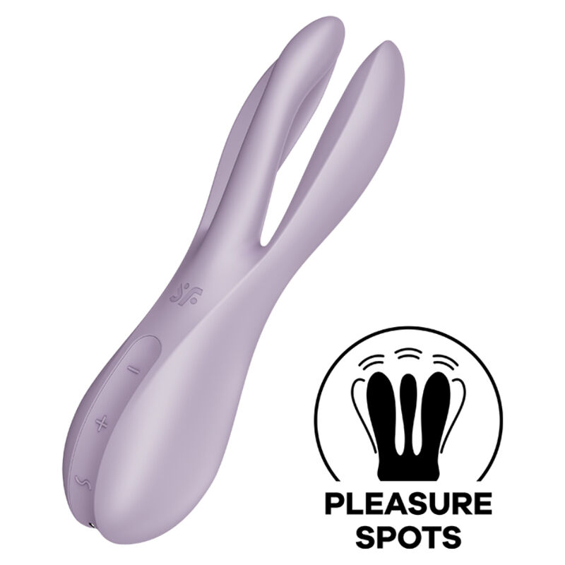 SATISFYER THREESOME 2 VIBRADOR – VIOLETA