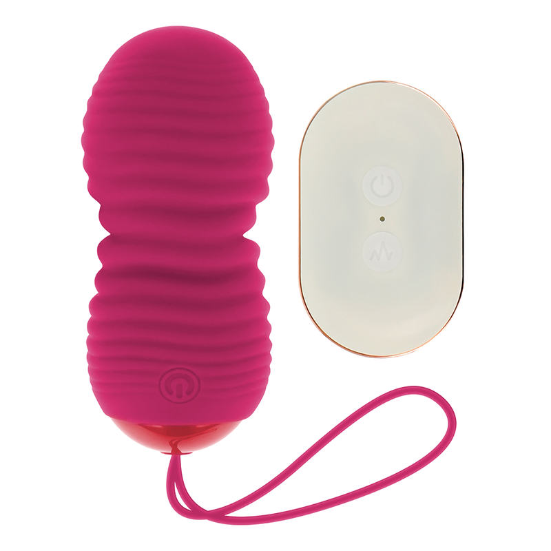 CONTROLE REMOTO OHMAMA FUNÇÃO PARA CIMA E PARA BAIXO EGG 7 MODOS – ROSA