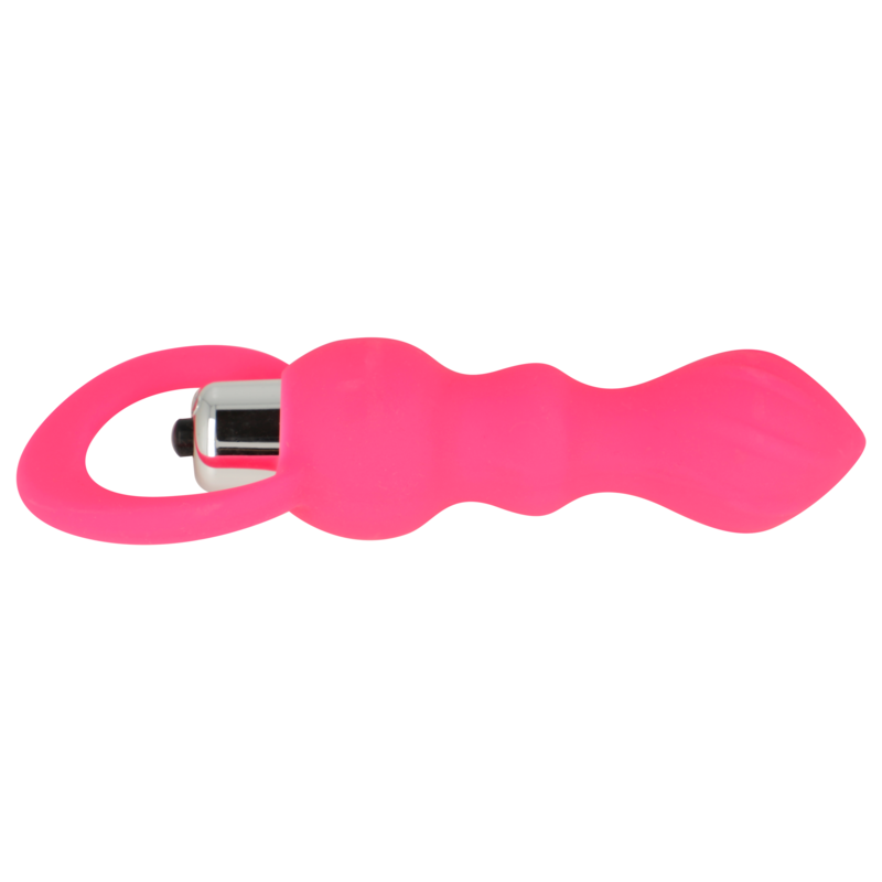 OHMAMA VIBRATING BUTT PLUG 9 CM – ROSA