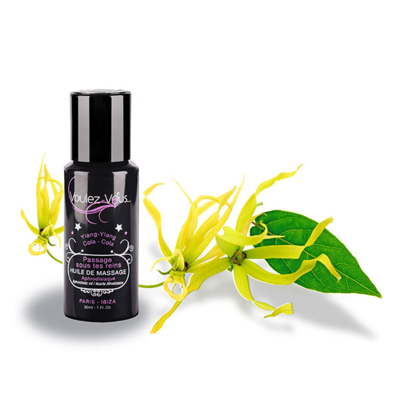 ÓLEO DE MASSAGEM VOULEZ-VOUS AFRODÍSICO – YLANG-YLANG  COLA 30 ML
