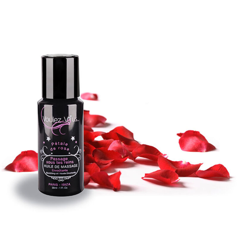 ÓLEO DE MASSAGEM VOULEZ-VOUS CATIVANTE – PÉTALAS DE ROSA 30 ML