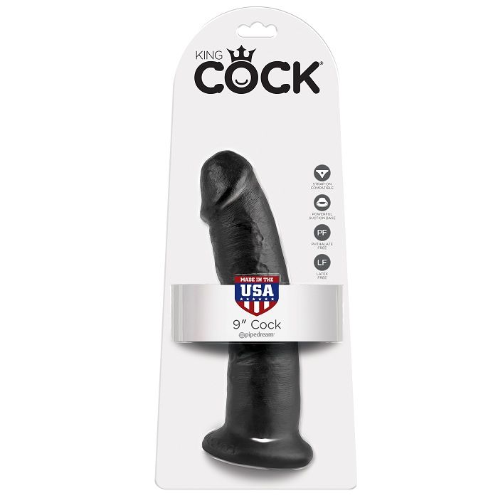 KING COCK 9″ PENE NEGRO 22.9 CM