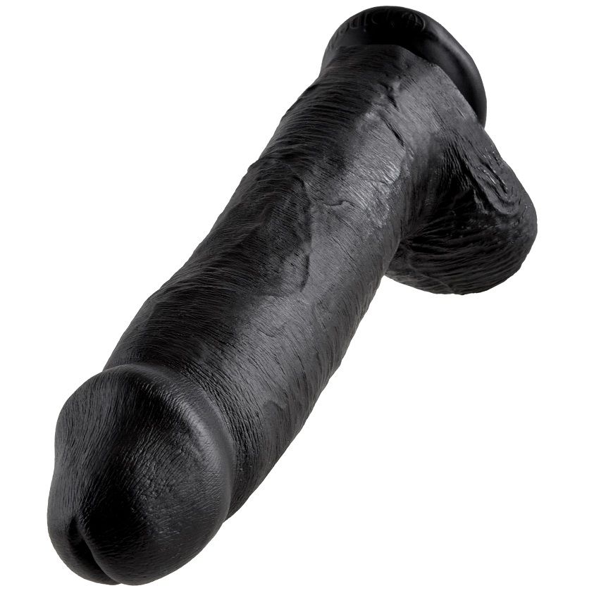 KING COCK 12″ PENE REALISTICO NEGRO 30.48 CM