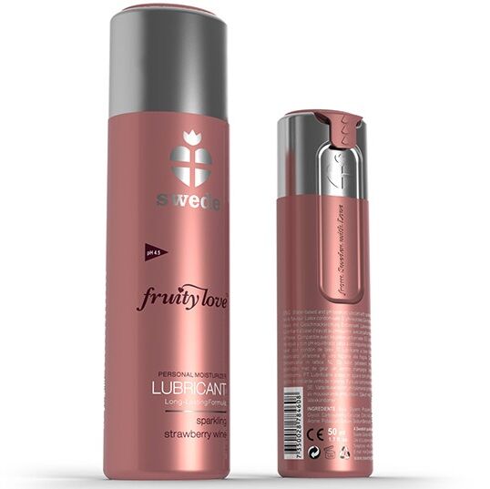 SWEDE -FRUITY LOVE LUBRICANTE FRESAS CON CHAMPAGNE 100 ML