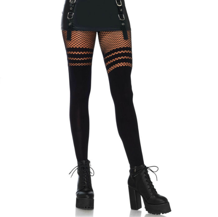 LEG AVENUE PANTYHOUSE COM RISCAS DE FISNHET