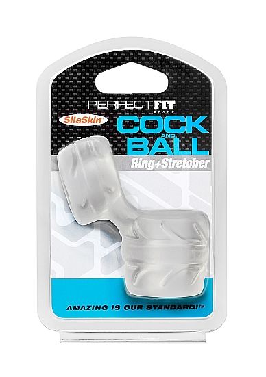 PERFECT FIT SILASKIN COCK  BALL TRANSPARENT