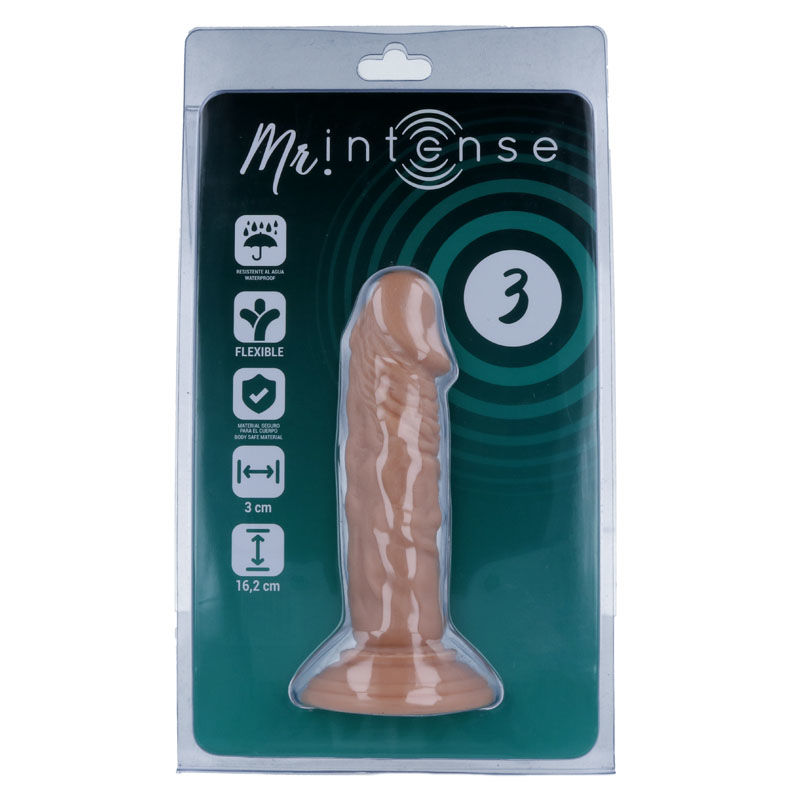 MR INTENSE 3 REALISTIC PENIS 16.2 -OU- 3CM