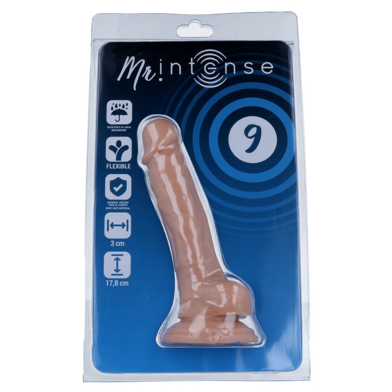 MR INTENSE 9 REALISTIC PENIS 17.8 -OU- 3CM