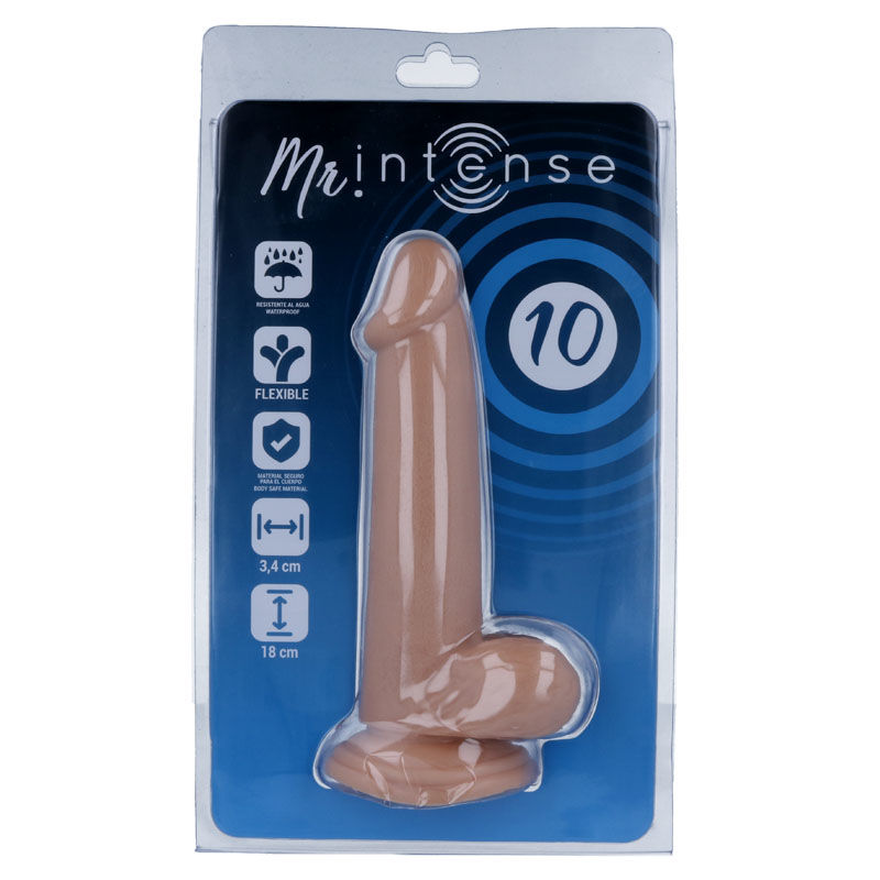 MR INTENSE 10 REALISTIC PENIS 18 -O- 3.4cm