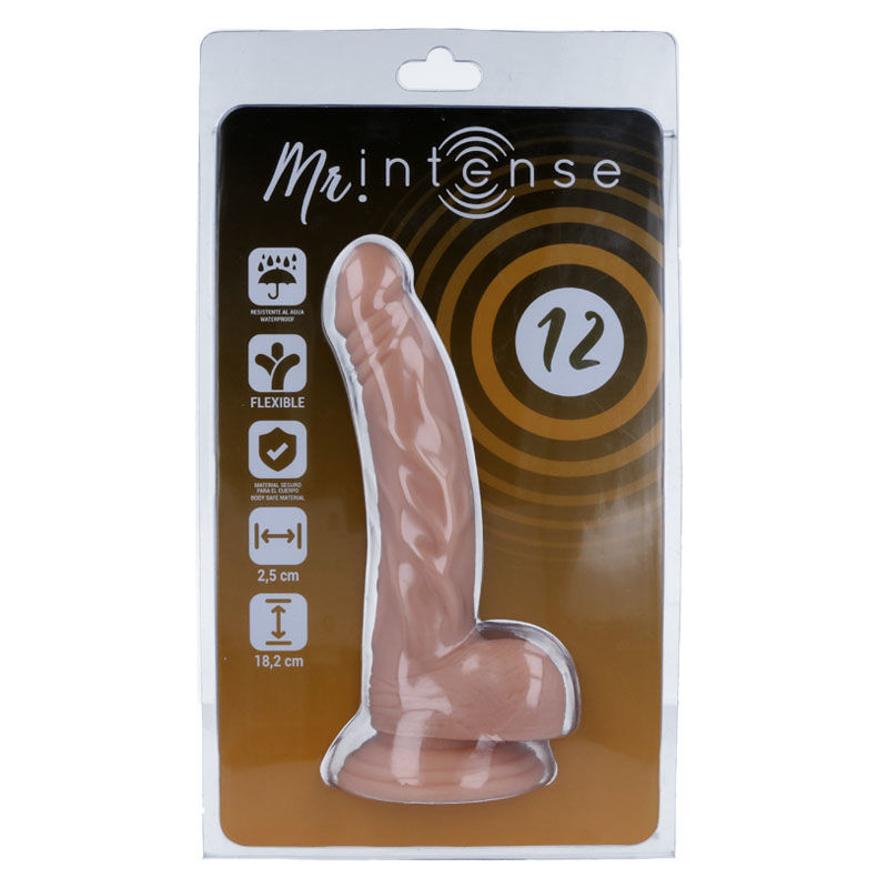 MR INTENSE 12 REALISTIC PENIS 18.2 -OU- 2.5CM