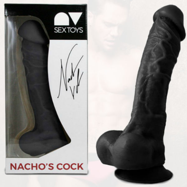 REPLICA PENE NACHO VIDAL 24CM PRETO