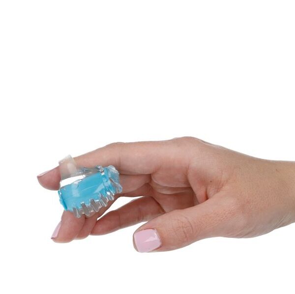 ESTIMULADOR DE DEDO AZUL DE AMOR CASUAL