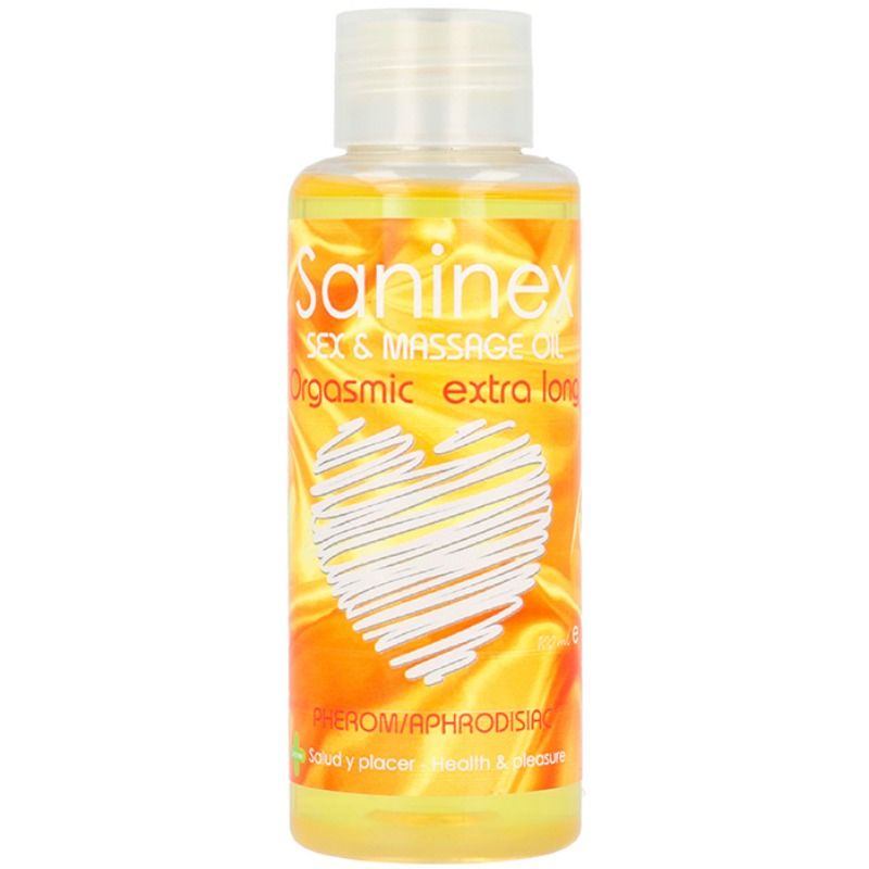 SANINEX ORGASMIC EXTRA LONG MASSAGE OIL 100 ML