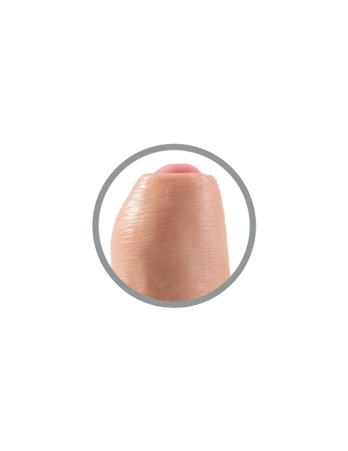 KING COCK REALISTIC DILDO UNCUT CARNE 21 CM